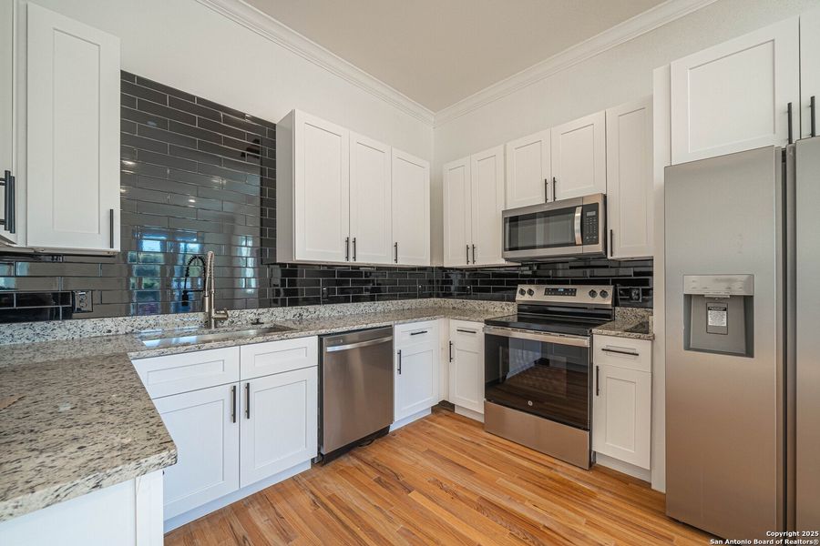 Furnished interior view inside a new home in , San Antonio (Image 6). Furnished interior view inside a new home in , San Antonio (Image 6).