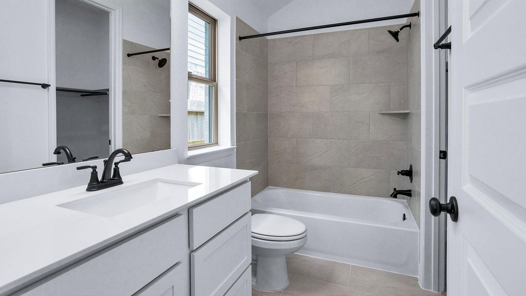 Furnished interior view inside a new home in Marvida 55' - Gated, Cypress (Image 5).