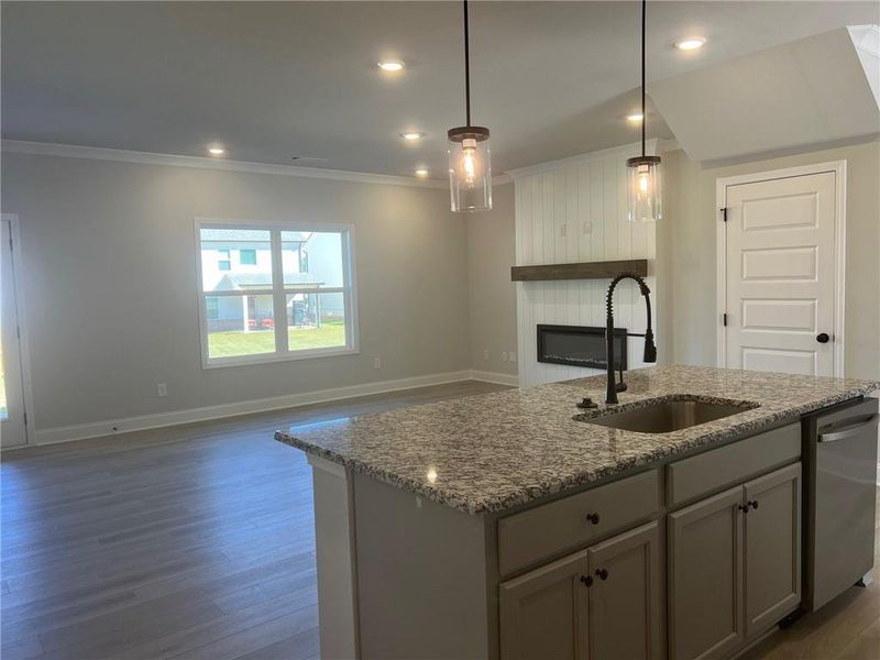Furnished interior view inside a new home in Crofton Place Enclave, Snellville (Image 6).