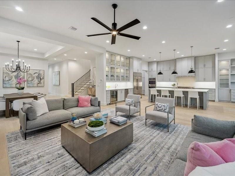 Another view of open living concept