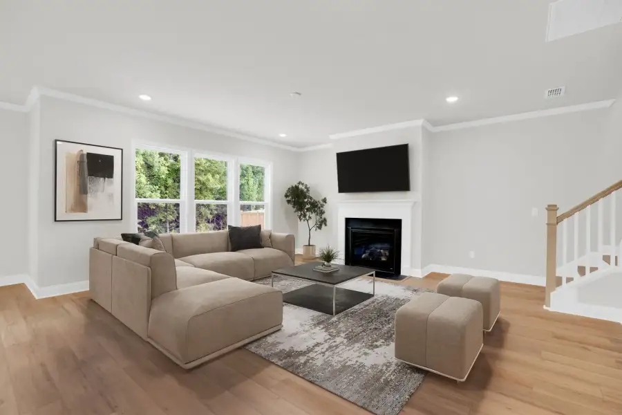 Furnished interior view inside a new home in Carriage Estates, Lexington (Image 14).