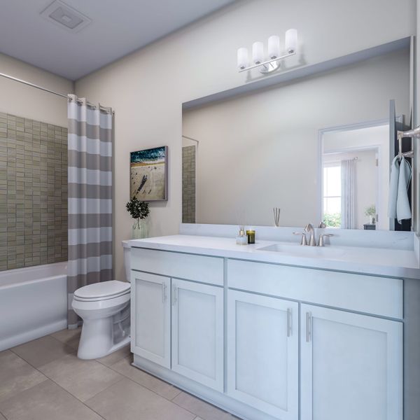 Furnished interior view inside a new home in Park Central, Georgetown (Image 17).