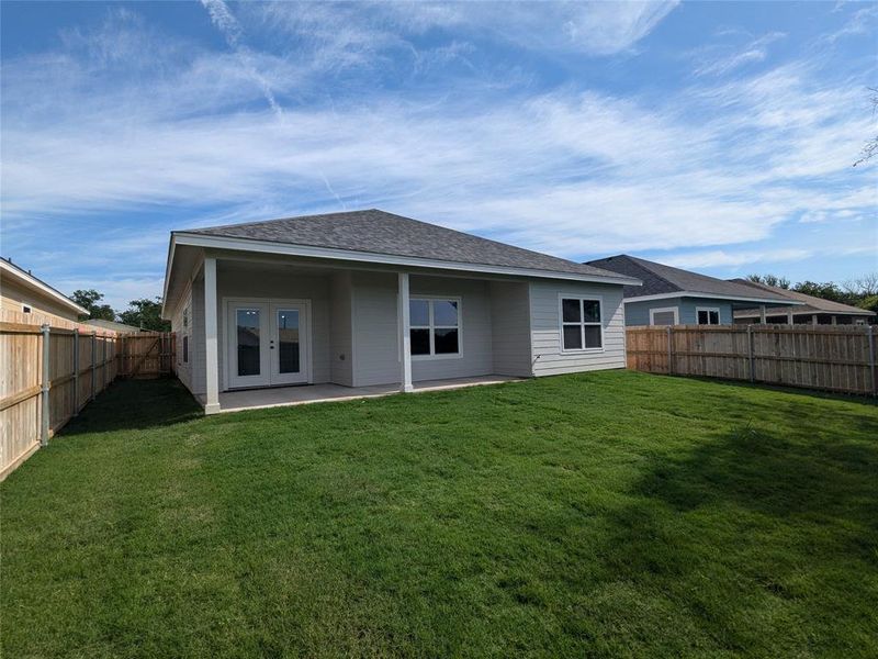 Front exterior of a new home in , Lampasas, TX, highlighting curb appeal (Image 10). Front exterior of a new home in , Lampasas, TX, highlighting curb appeal (Image 10).