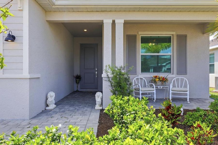 Exterior details and patio area of a home in , Englewood (Image 3).