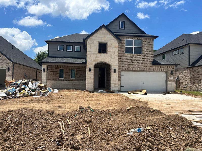 In-progress construction of a new home in Morton Creek Ranch, Katy, TX (Image 2). In-progress construction of a new home in Morton Creek Ranch, Katy, TX (Image 2).