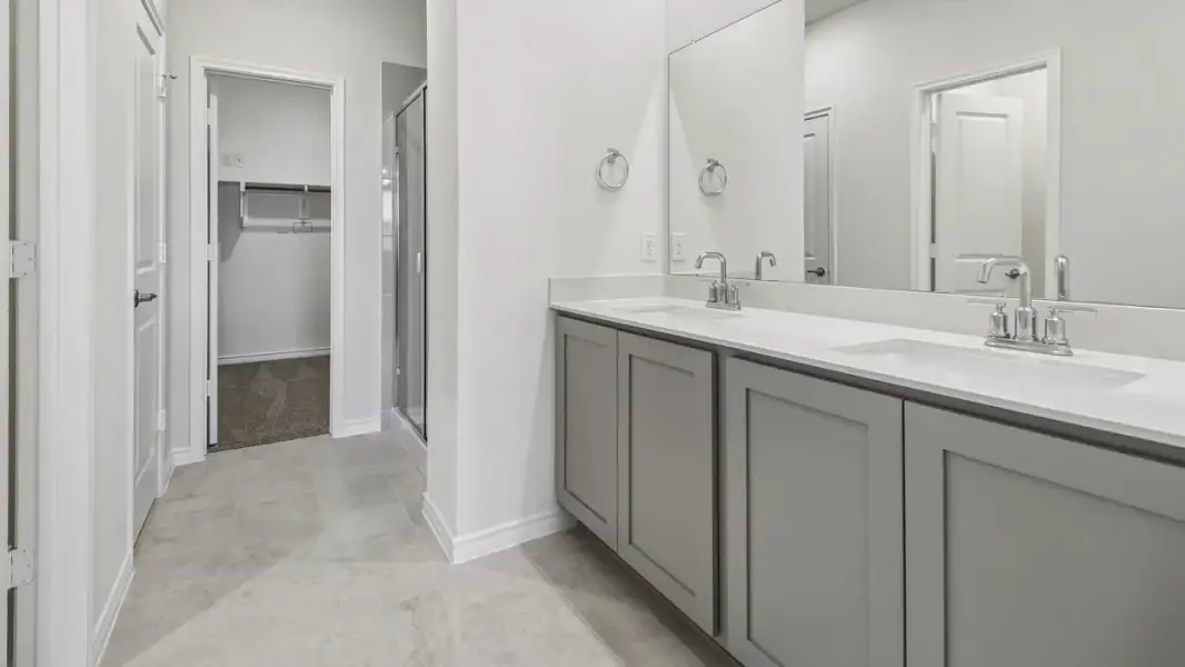 Furnished interior view inside a new home in Silverado, Aubrey (Image 4). Furnished interior view inside a new home in Silverado, Aubrey (Image 4).