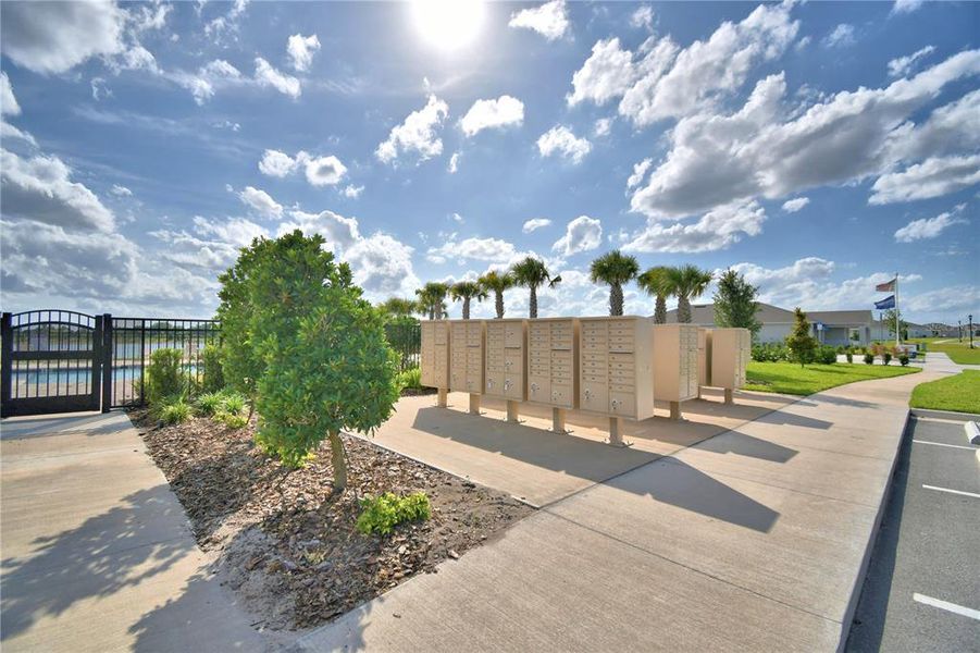 Exterior details and patio area of a home in Harmony at Lake Eloise, Winter Haven (Image 31).