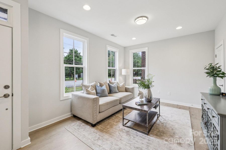 Furnished interior view inside a new home in Walk23, Huntersville (Image 13).