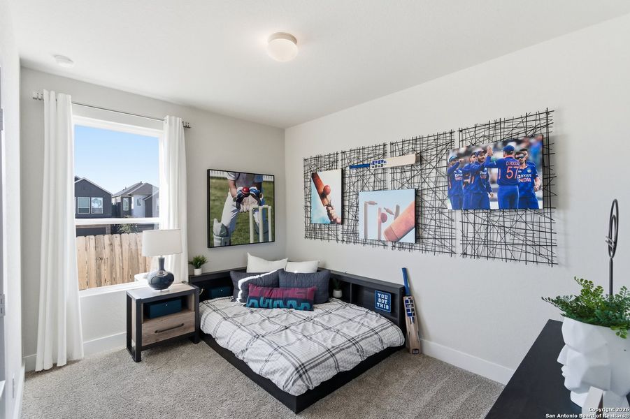 Furnished interior view inside a new home in Rose Hill, San Antonio (Image 7).