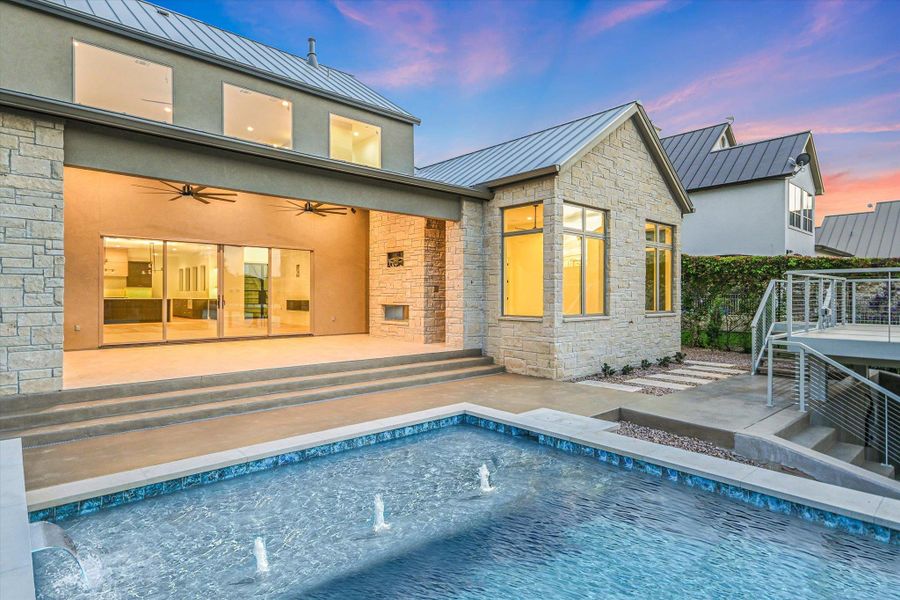 Exterior details and patio area of a home in , Horseshoe Bay (Image 27).