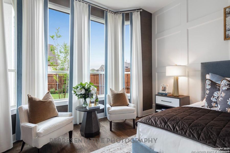 Furnished interior view inside a new home in Weston Oaks, San Antonio (Image 28).