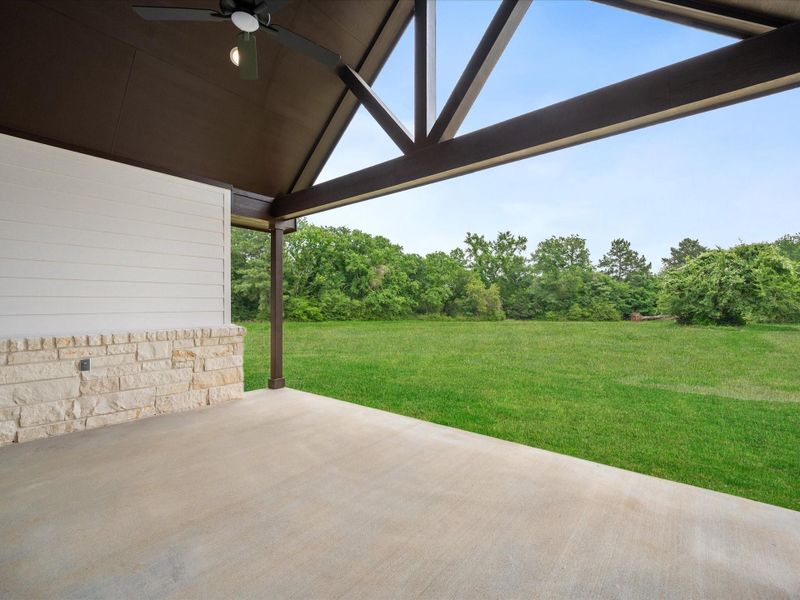 Exterior details and patio area of a home in , Centerville (Image 27). Exterior details and patio area of a home in , Centerville (Image 27).