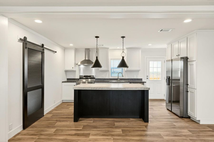 Furnished interior view inside a new home in , Brenham (Image 5).