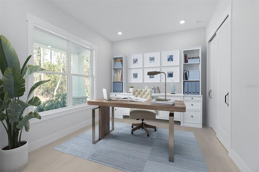 Furnished interior view inside a new home in , Palm Coast (Image 9).