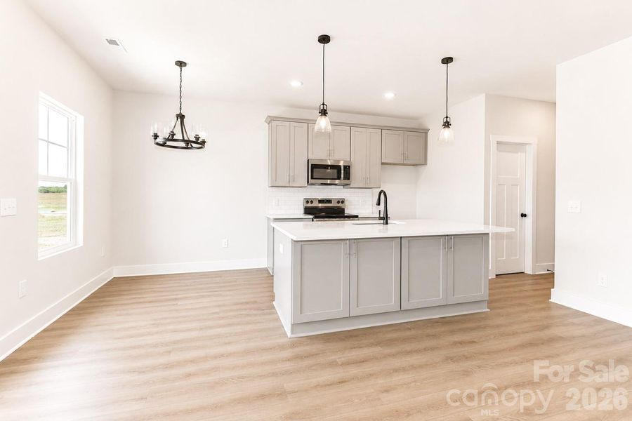 Furnished interior view inside a new home in , Statesville (Image 5).