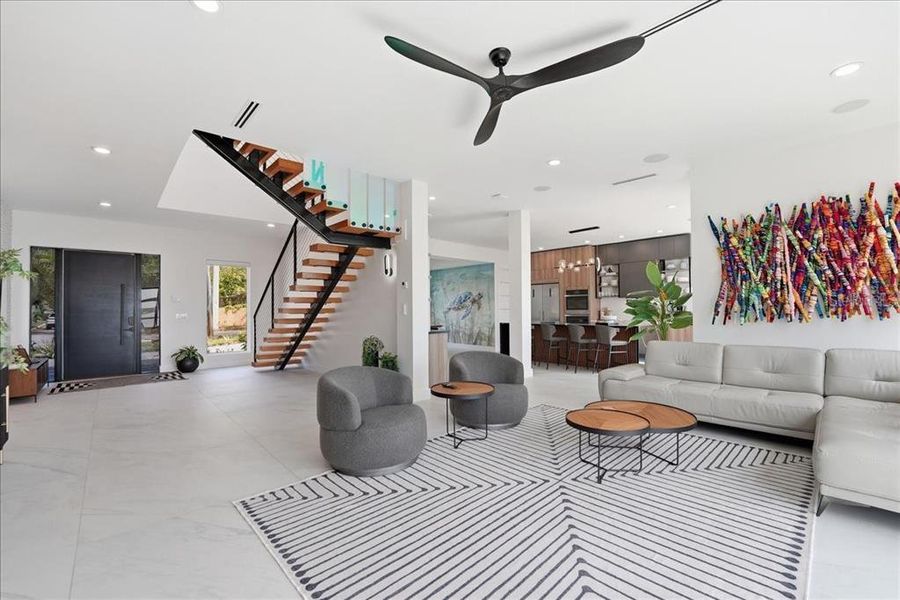 Furnished interior view inside a new home in , Merritt Island (Image 12).