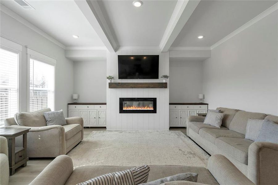 Furnished interior view inside a new home in , Gainesville (Image 10).