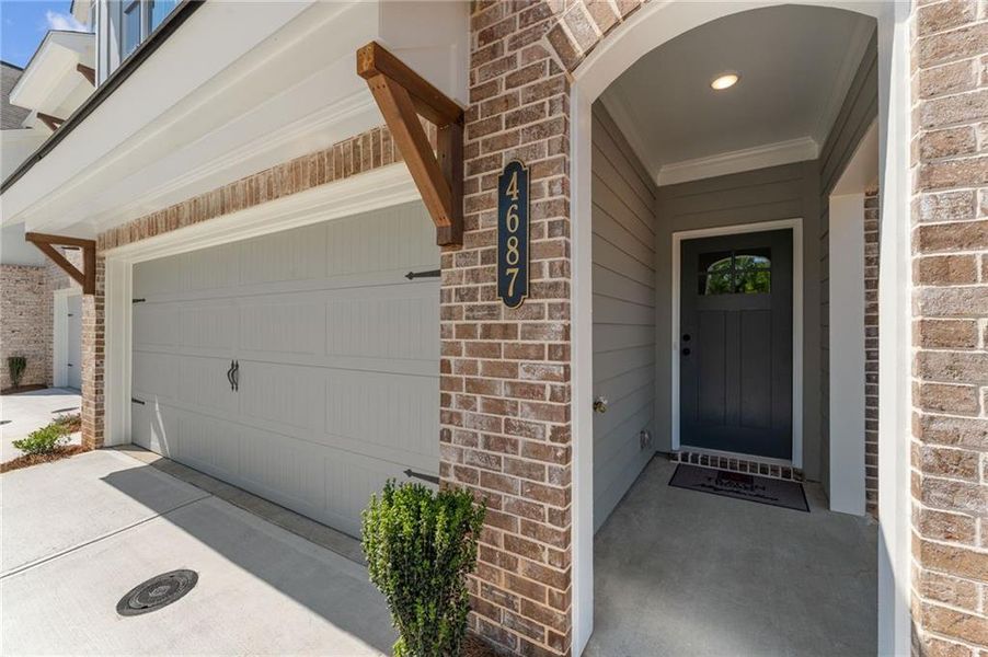 Exterior details and patio area of a home in Wildwood Place, Powder Springs (Image 4).