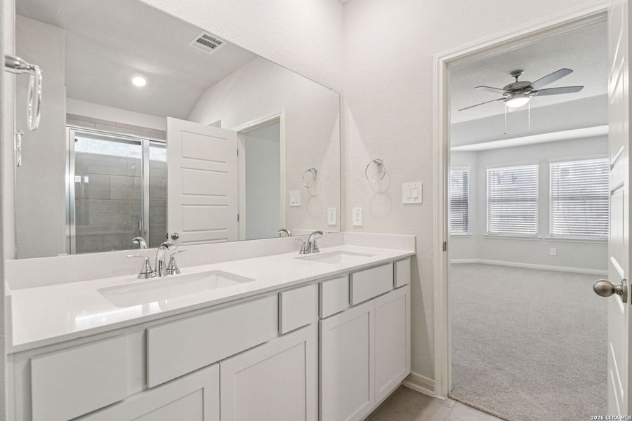 Furnished interior view inside a new home in Arcadia Ridge - Classic Series, San Antonio (Image 19).