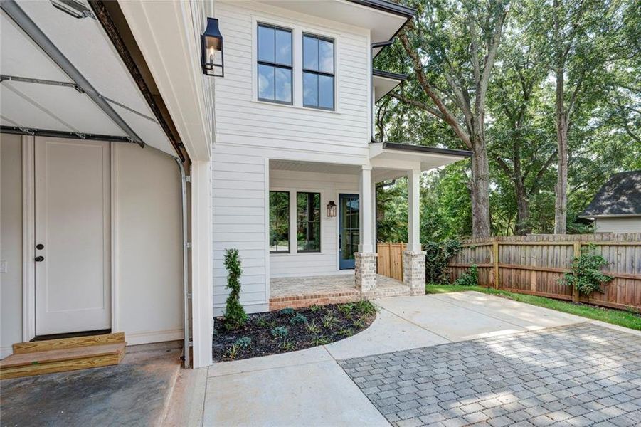 Exterior details and patio area of a home in , Atlanta (Image 25).