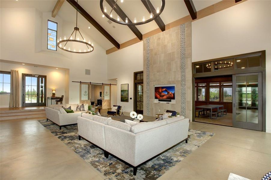 Indoor lounge seating