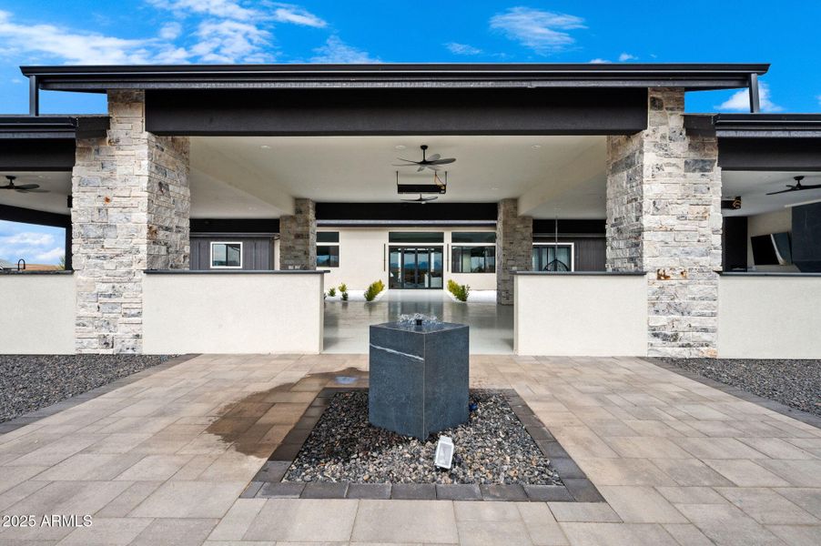 61-Ramada Back Water Feature 61-Ramada Back Water Feature