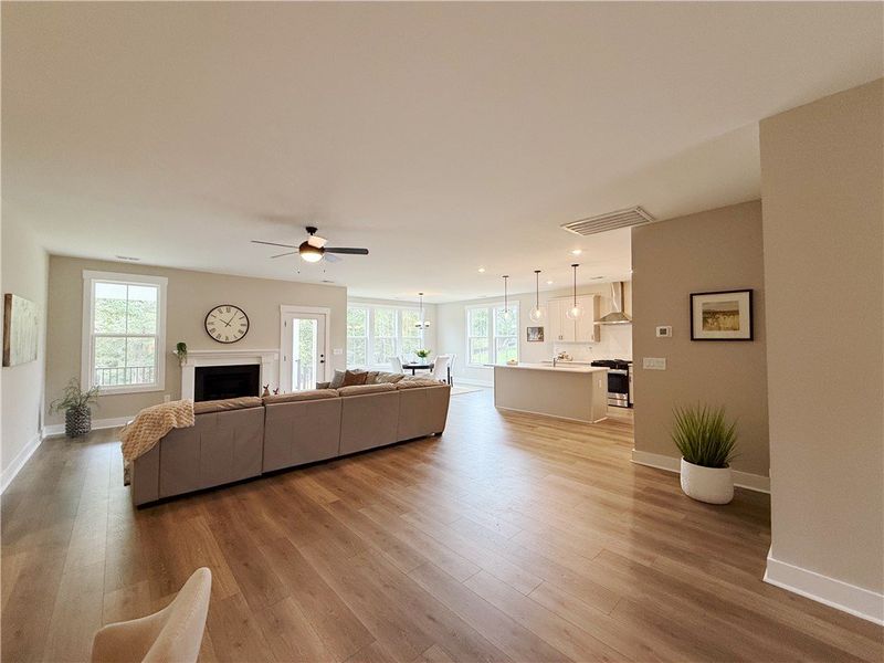 Furnished interior view inside a new home in Walker's Pointe, Anderson (Image 7).