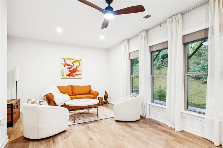 Furnished interior view inside a new home in Parkside at Mason Mill, Decatur (Image 31).