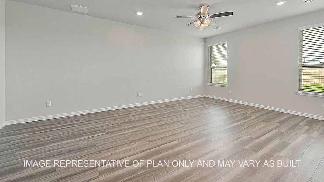 Spacious, unfurnished interior of a new home in Southern Pointe, College Station (Image 9).
