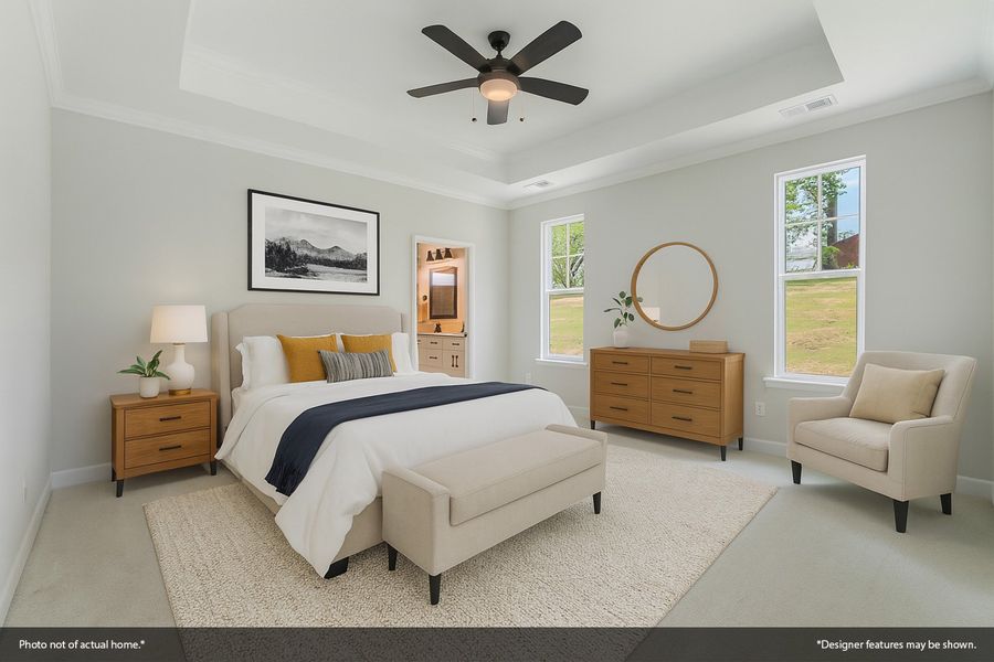 Furnished interior view inside a new home in Cottages at Lake Emory, Inman (Image 9).