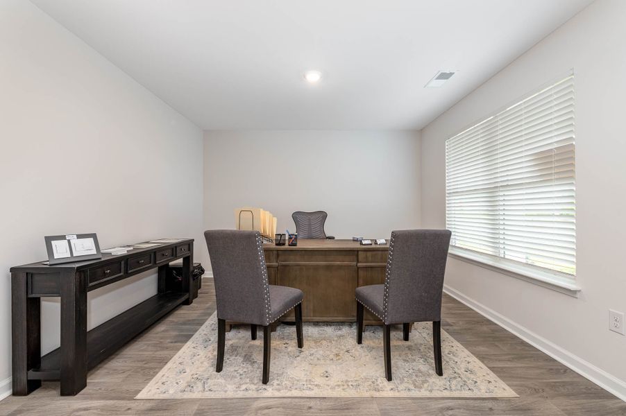 Representative furnished interior of a home built from the GALEN by D.R. Horton in The Meadows at Wildwood Village, Shallotte (Image 4).