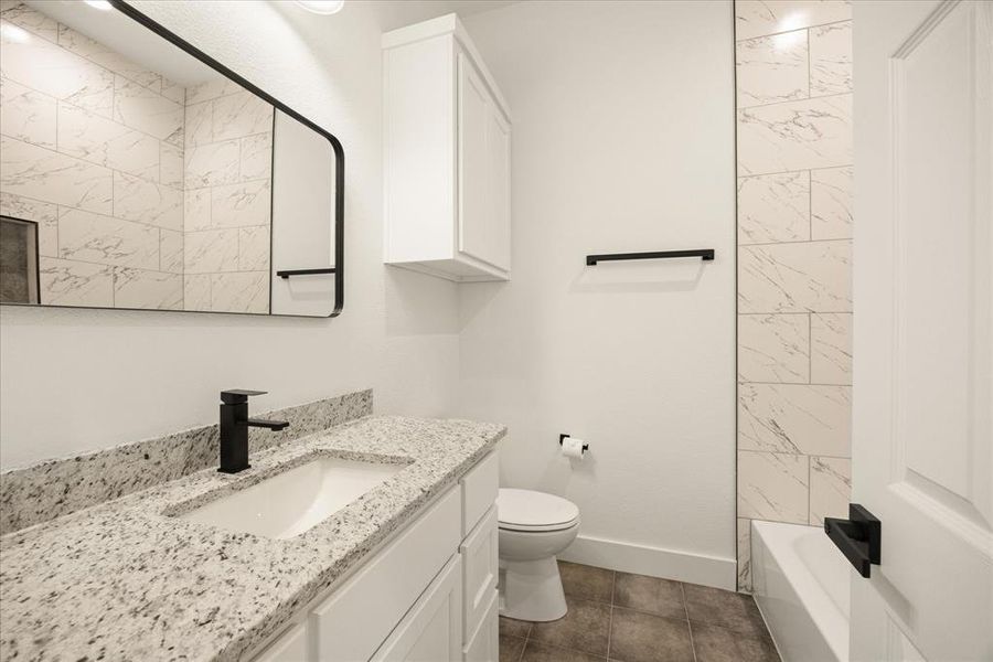 Furnished interior view inside a new home in , Bluff Dale (Image 8).