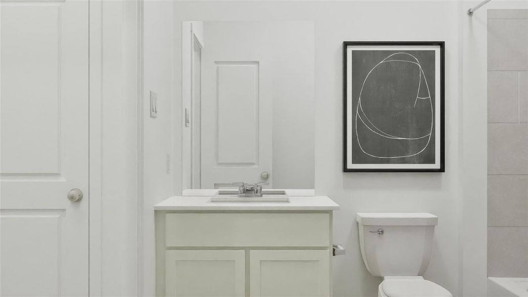 Furnished interior view inside a new home in , Hutto (Image 30).