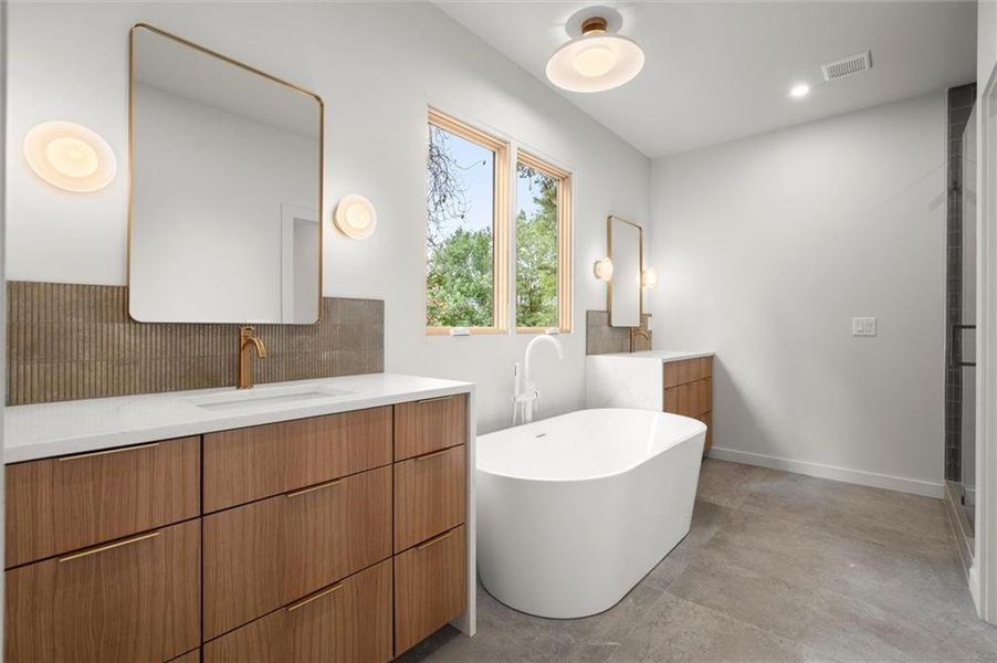 Furnished interior view inside a new home in , Atlanta (Image 12).