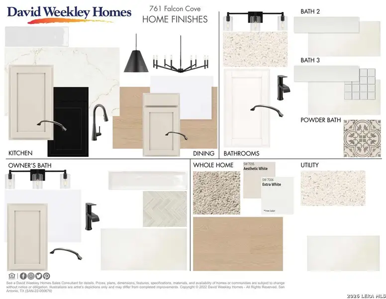 Sample of building materials used in homes in Megans Landing – Half-Acre Homesites, Castroville (Image 10). Sample of building materials used in homes in Megans Landing – Half-Acre Homesites, Castroville (Image 10).