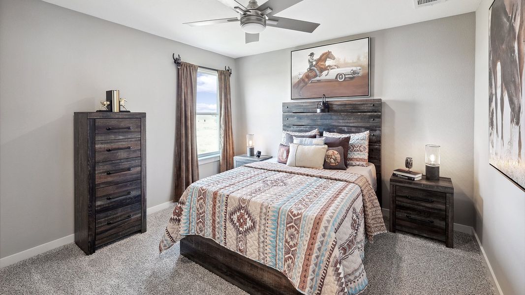 Representative furnished interior of a home built from the Latitude by DRB Homes in Bel Air Village, Sherman (Image 15).