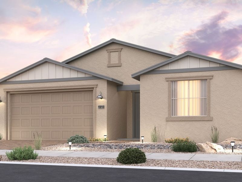 Representative exterior photo of a completed home built from the The Inspiration by Davidson Homes LLC in North Ridge at Pronghorn Ranch, Prescott Valley, AZ (Image 5).