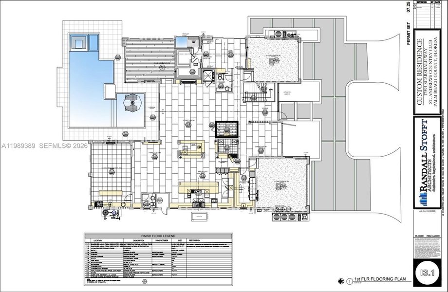 2D floor plan layout of this home in , Boca Raton, FL (Image 3).