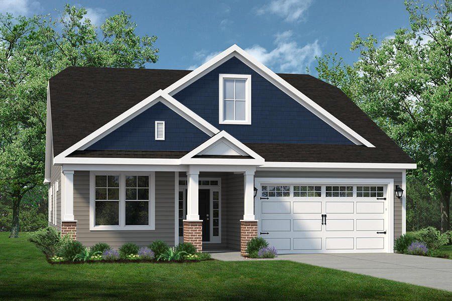 Representative exterior photo of a completed home built from the The Boardwalk by Chesapeake Homes in Coastal Club of the Carolinas, Calabash, NC (Image 24).