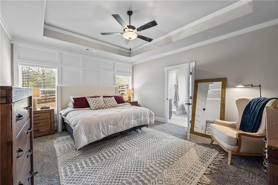 Furnished interior view inside a new home in , Monroe (Image 42).