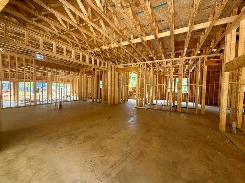 In-progress construction of a new home in Aster, Roswell, GA (Image 41).