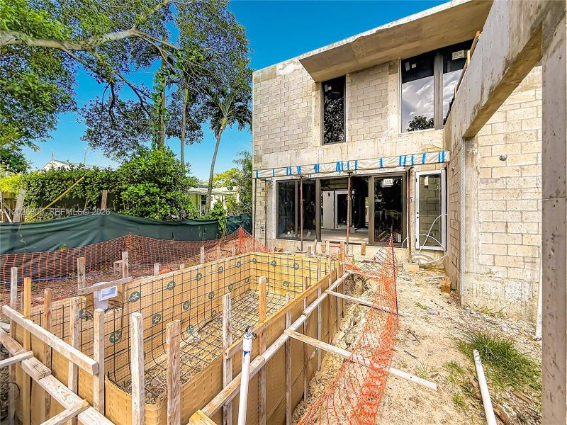 In-progress construction of a new home in , Miami, FL (Image 14). In-progress construction of a new home in , Miami, FL (Image 14).