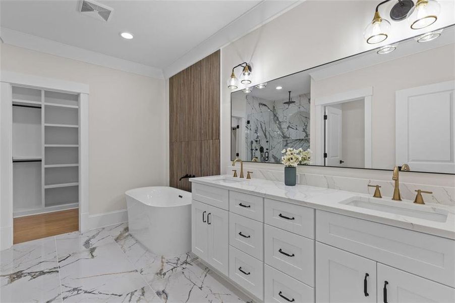 Furnished interior view inside a new home in , Winder (Image 10).