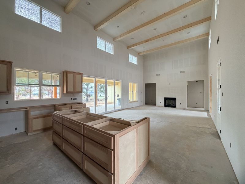 In-progress construction of a new home in Monarch Manor, Poolville, TX (Image 22).