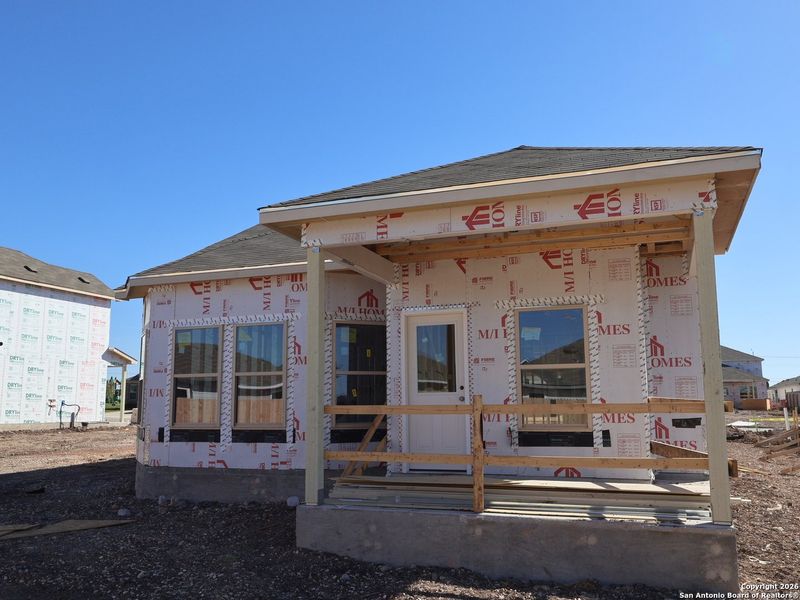In-progress construction of a new home in Meadows at Clear Springs, New Braunfels, TX (Image 31).