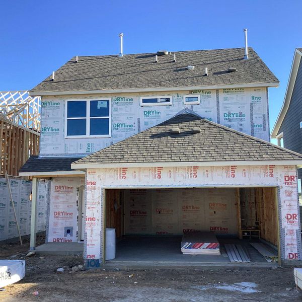 In-progress construction of a new home in The Cottages at Lariat, Liberty Hill, TX (Image 18). In-progress construction of a new home in The Cottages at Lariat, Liberty Hill, TX (Image 18).
