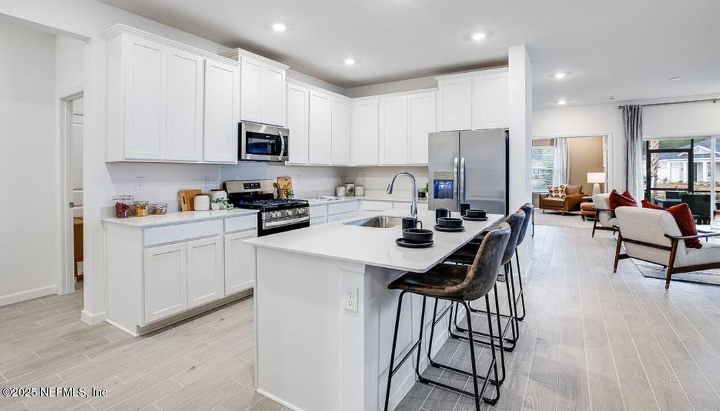 Furnished interior view inside a new home in Stillwater | Active Adult 55+: Stillwater - Villas, St. Johns (Image 13).