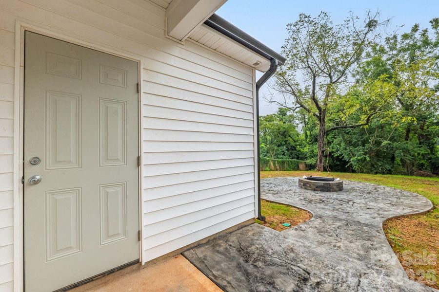 Exterior details and patio area of a home in , East Spencer (Image 25).