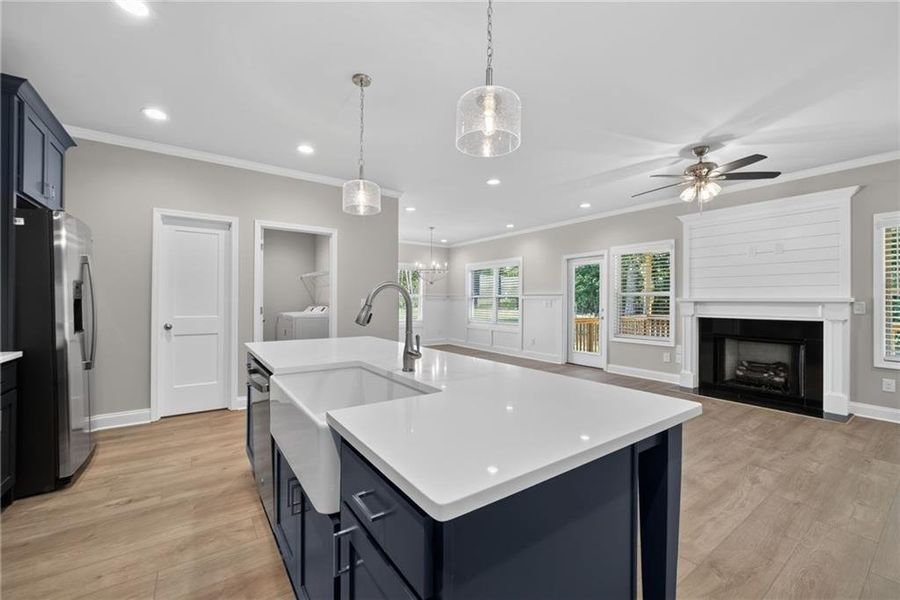Furnished interior view inside a new home in , Loganville (Image 5).