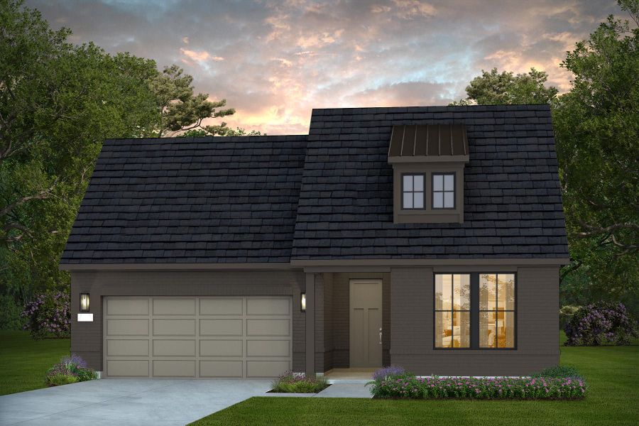 Representative exterior photo of a completed home built from the Prestige by Del Webb in Del Webb Sugar Land at Ryehill, Sugar Land, TX (Image 6).